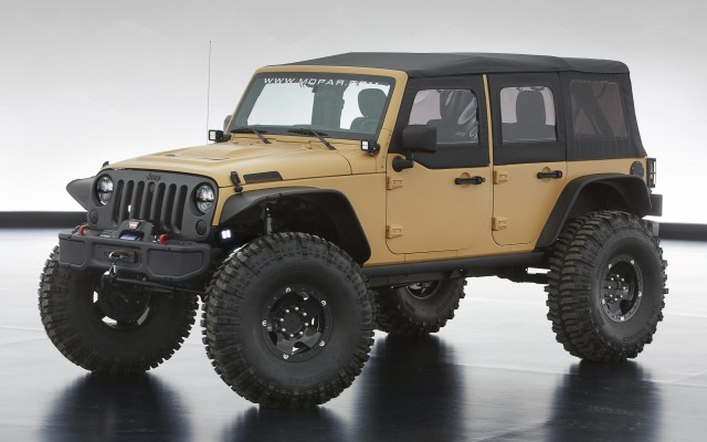 Jeep Wrangler Sand Trooper II 2013. Desktop wallpaper