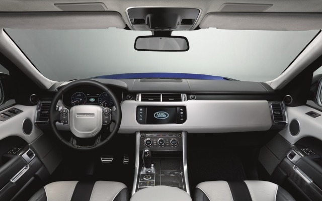 Land Rover Range Rover Sport SVR 2015. Desktop wallpaper