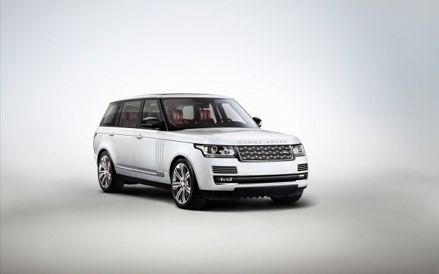 Land Rover Range Rover Autobiography Black 2014. Desktop wallpaper