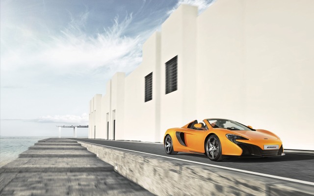 McLaren 650S Spider 2015. Desktop wallpaper
