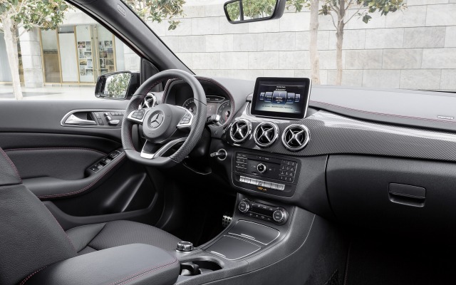 Mercedes-Benz B-Class 2015. Desktop wallpaper