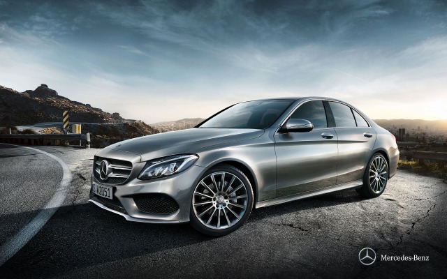 Mercedes-Benz C-Class Sedan 2015. Desktop wallpaper