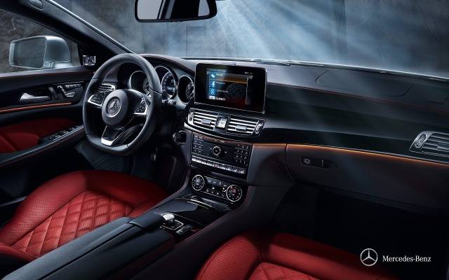 Mercedes-Benz CLS-Class 2015. Desktop wallpaper