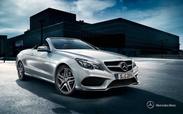 Mercedes-Benz E-Class Cabriolet 2015. Desktop wallpaper