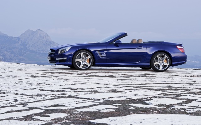 Mercedes-Benz SL 65 AMG Roadster 2015. Desktop wallpaper