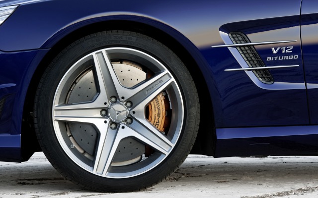 Mercedes-Benz SL 65 AMG Roadster 2015. Desktop wallpaper