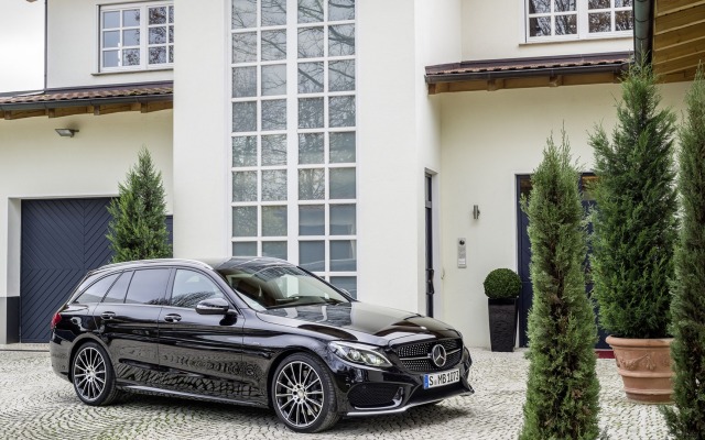 Mercedes-Benz C 450 AMG Sport 4MATIC 2016. Desktop wallpaper