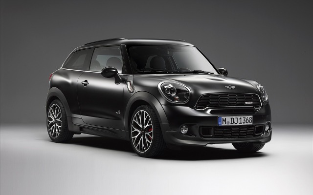 MINI Cooper Pacemen Frozen Black Metallic 2014. Desktop wallpaper