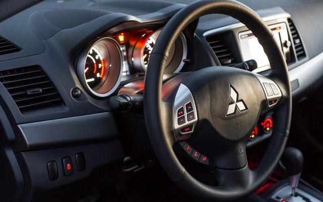 Mitsubishi Lancer 2015. Desktop wallpaper