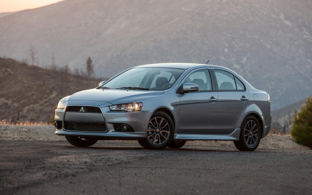 Mitsubishi Lancer 2015. Desktop wallpaper