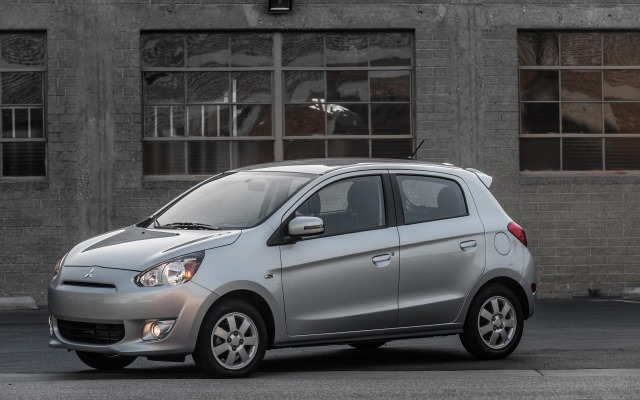 Mitsubishi Mirage 2015. Desktop wallpaper