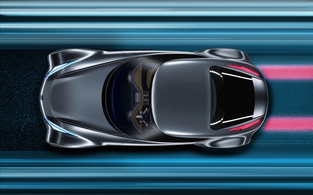 Nissan ESFLOW Electric Concept Car 2011. Desktop wallpaper