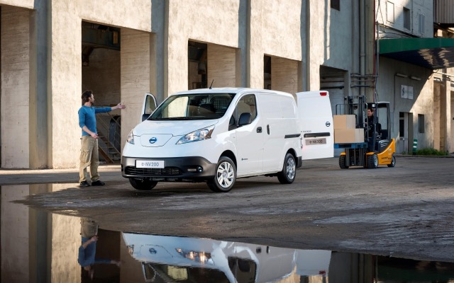 Nissan e-NV200 2015. Desktop wallpaper