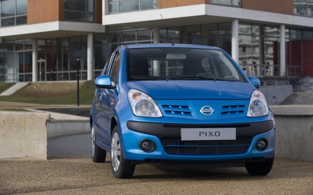 Nissan Pixo 2014. Desktop wallpaper
