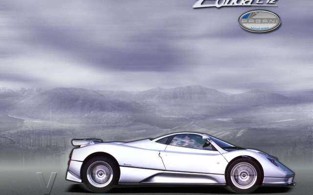 Pagani Zonda C12 2000. Desktop wallpaper