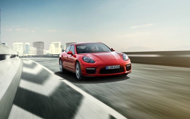 Porsche Panamera 4S Executive 2015. Desktop wallpaper