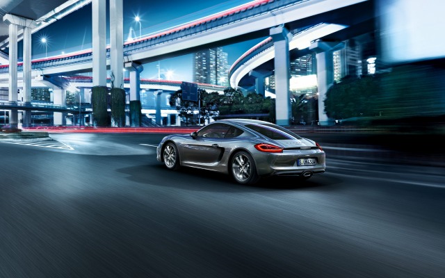 Porsche Cayman 2015. Desktop wallpaper