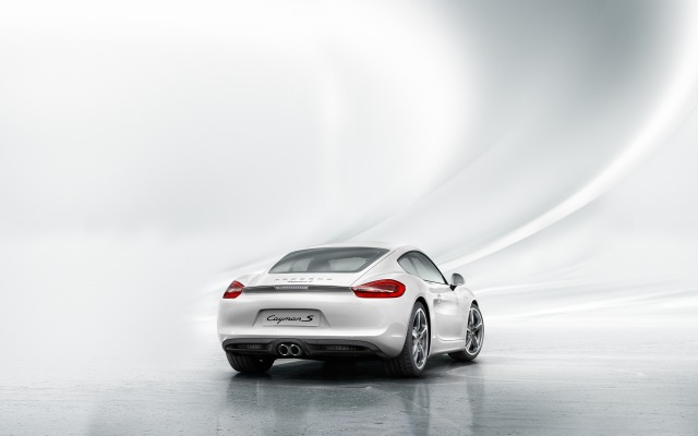 Porsche Cayman S 2015. Desktop wallpaper