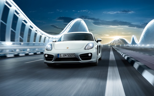Porsche Cayman S 2015. Desktop wallpaper