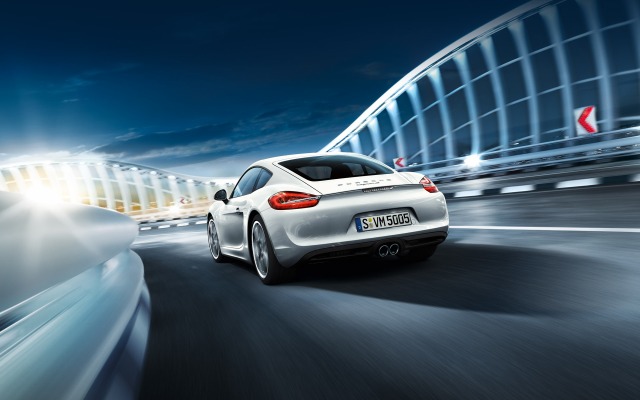 Porsche Cayman S 2015. Desktop wallpaper