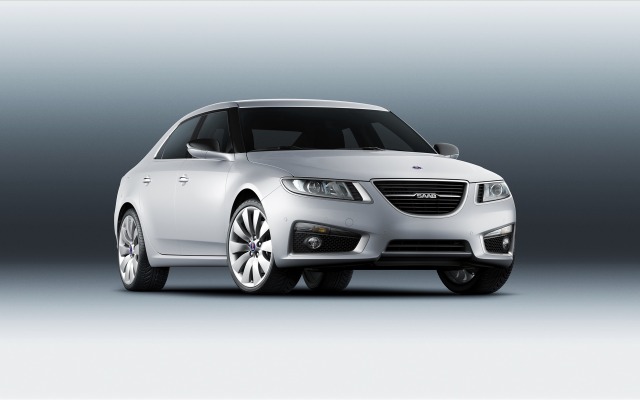 Saab 9-5 2010. Desktop wallpaper