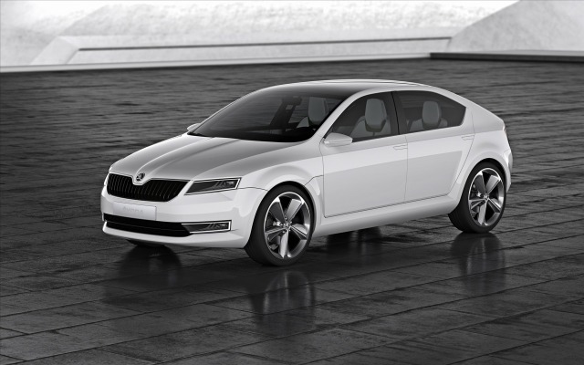 Skoda VisionD Concept 2011. Desktop wallpaper