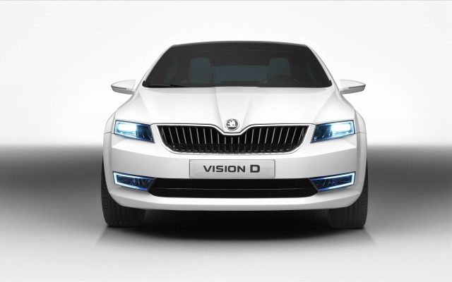 Skoda VisionD Concept 2011. Desktop wallpaper