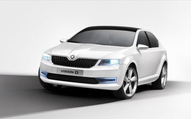 Skoda VisionD Concept 2011. Desktop wallpaper