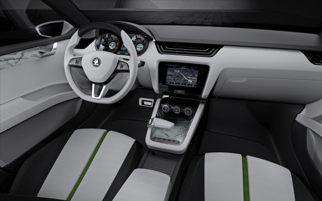 Skoda VisionD Concept 2011. Desktop wallpaper