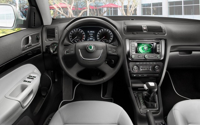 Skoda Octavia 2009. Desktop wallpaper