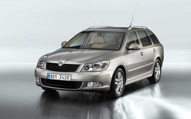 Skoda Octavia 2009. Desktop wallpaper