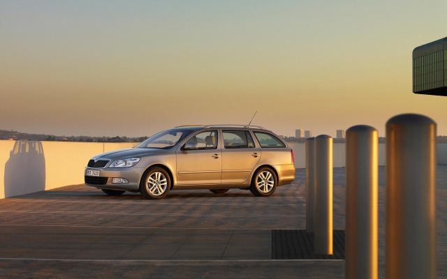 Skoda Octavia 2009. Desktop wallpaper