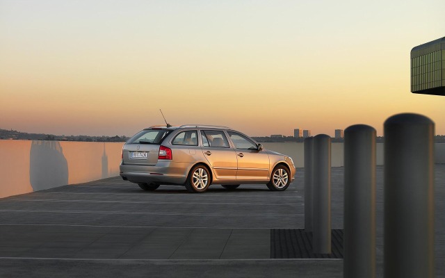 Skoda Octavia 2009. Desktop wallpaper
