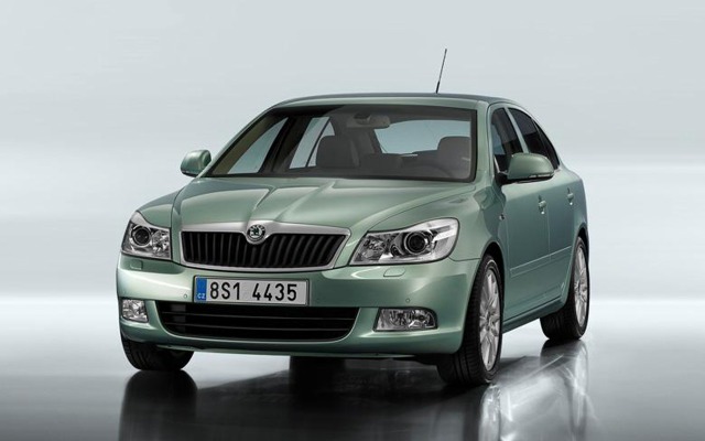 Skoda Octavia 2009. Desktop wallpaper