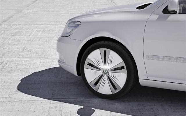 Skoda Octavia Green E Line Concept 2010. Desktop wallpaper