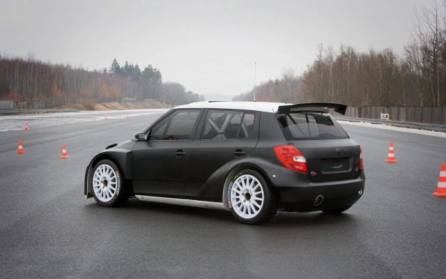 Skoda Fabia Super 2000. Desktop wallpaper