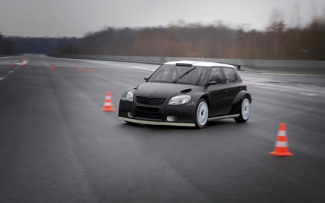 Skoda Fabia Super 2000. Desktop wallpaper