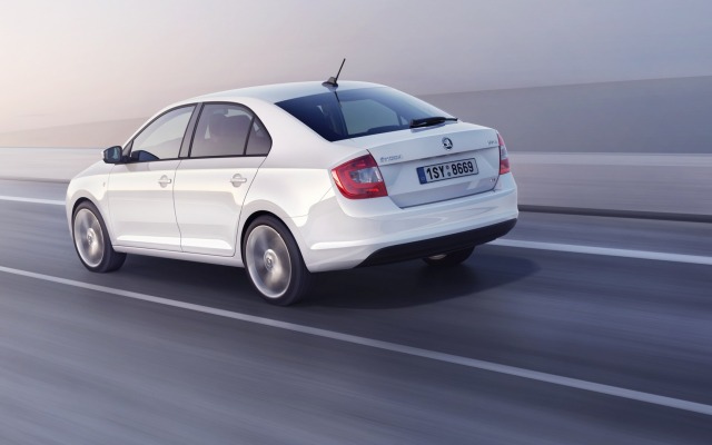 Skoda Rapid 2013. Desktop wallpaper