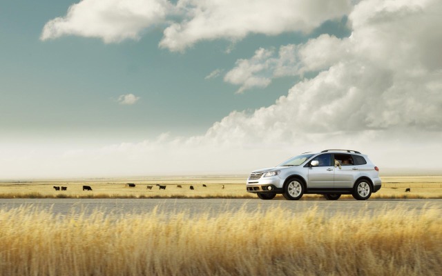 Subaru Tribeca 2014. Desktop wallpaper