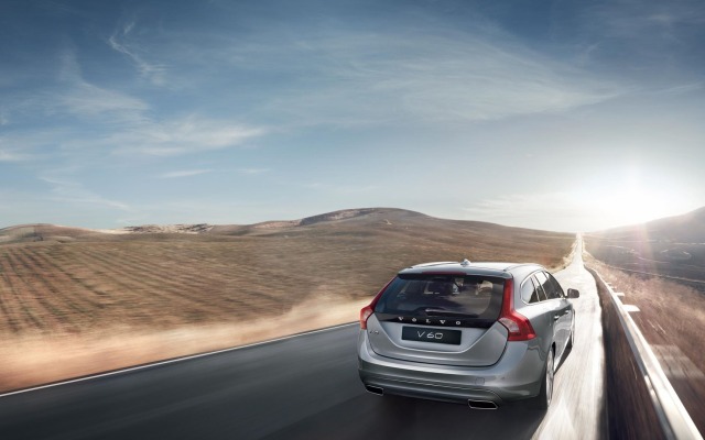 Volvo V60 2015. Desktop wallpaper