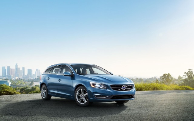 Volvo V60 2015. Desktop wallpaper