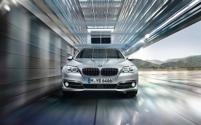 BMW 5 Series Sedan 2015. Desktop wallpaper
