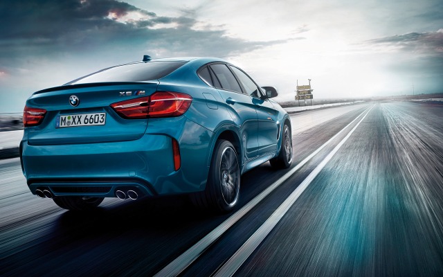 BMW X6 M 2015. Desktop wallpaper