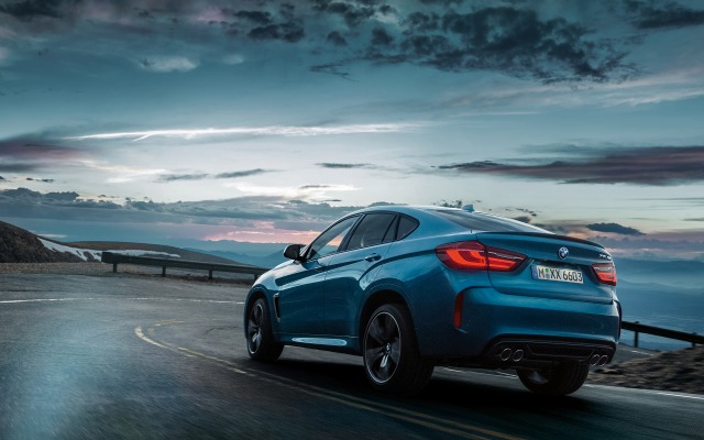 BMW X6 M 2015. Desktop wallpaper