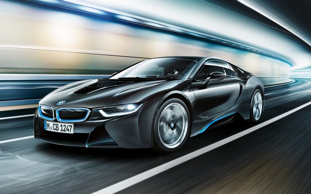 BMW i8 2015. Desktop wallpaper