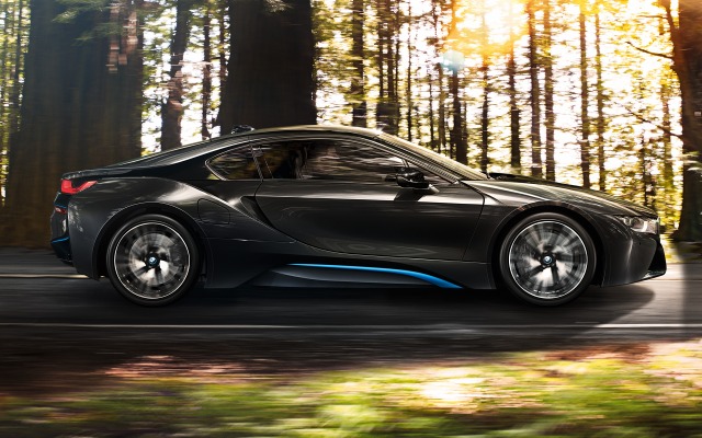 BMW i8 2015. Desktop wallpaper