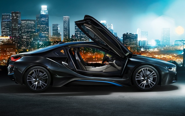 BMW i8 2015. Desktop wallpaper