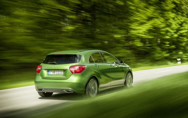 Mercedes-Benz A-Class 2016. Desktop wallpaper