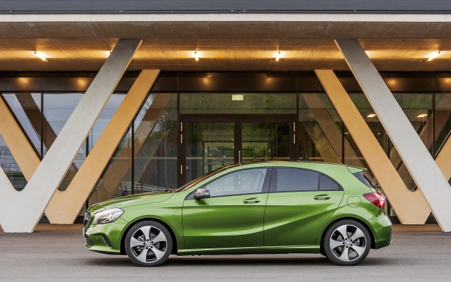 Mercedes-Benz A-Class 2016. Desktop wallpaper