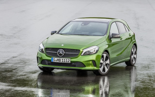 Mercedes-Benz A-Class 2016. Desktop wallpaper